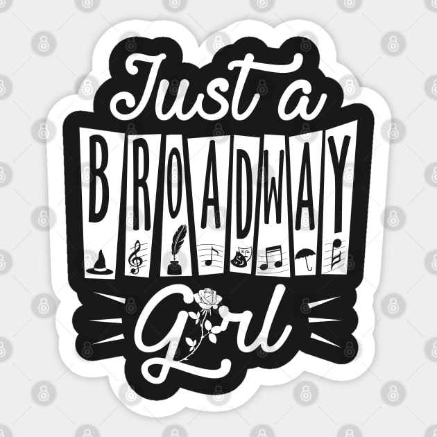 Broadway Girl Sticker by KsuAnn